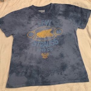 Levi’s Blue Tie Die Tee Shirt L